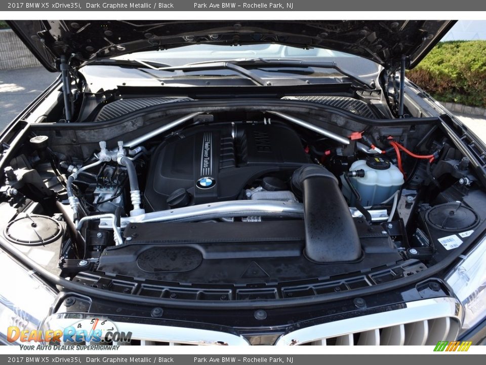 2017 BMW X5 xDrive35i Dark Graphite Metallic / Black Photo #31