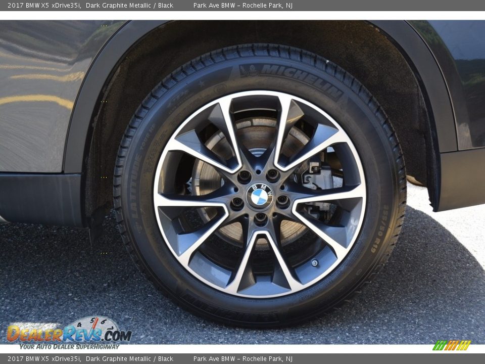 2017 BMW X5 xDrive35i Dark Graphite Metallic / Black Photo #33