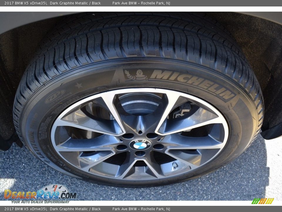 2017 BMW X5 xDrive35i Dark Graphite Metallic / Black Photo #34