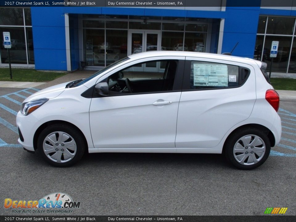 2017 Chevrolet Spark LS Summit White / Jet Black Photo #2