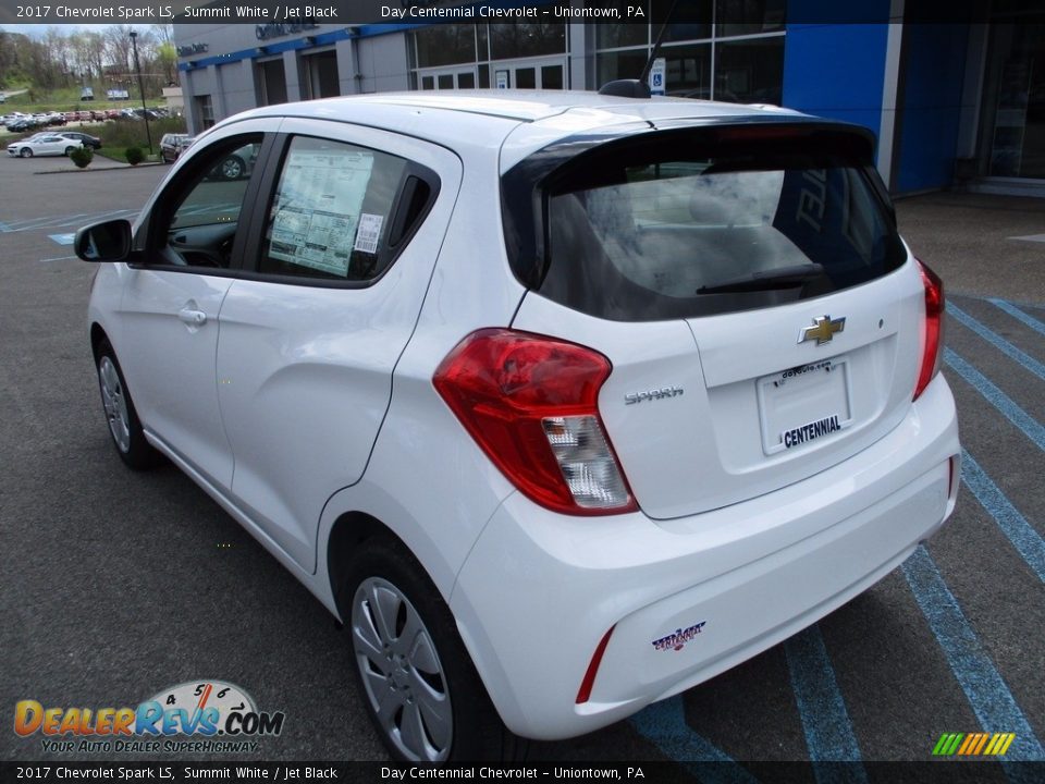 2017 Chevrolet Spark LS Summit White / Jet Black Photo #4