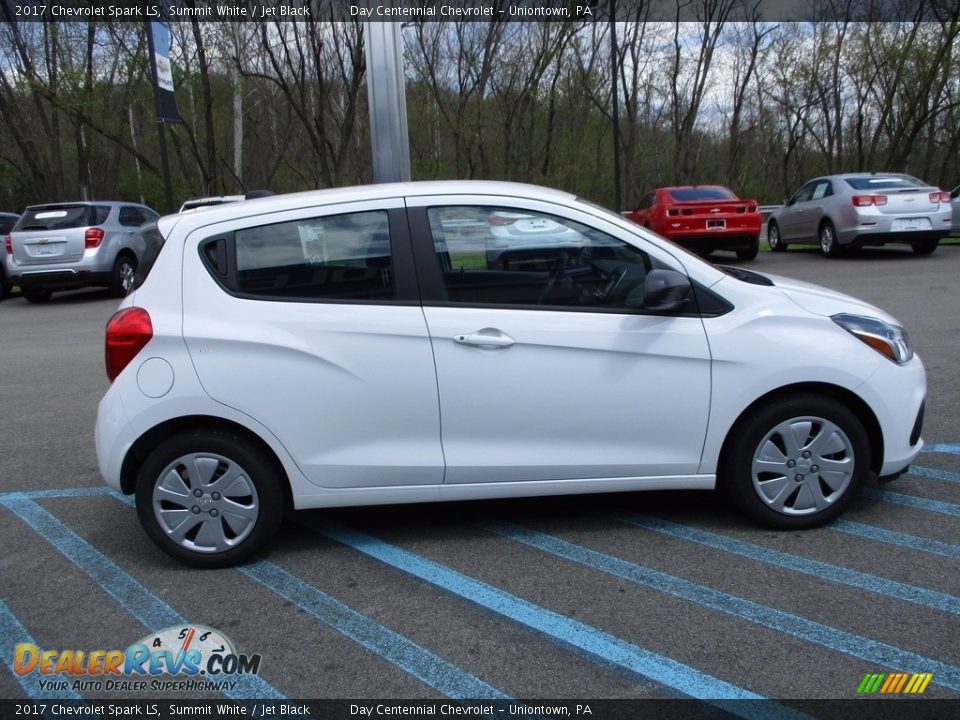 2017 Chevrolet Spark LS Summit White / Jet Black Photo #7