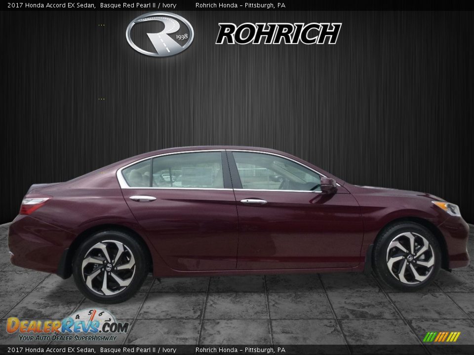 2017 Honda Accord EX Sedan Basque Red Pearl II / Ivory Photo #2