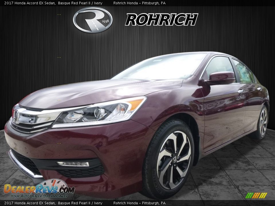 2017 Honda Accord EX Sedan Basque Red Pearl II / Ivory Photo #4