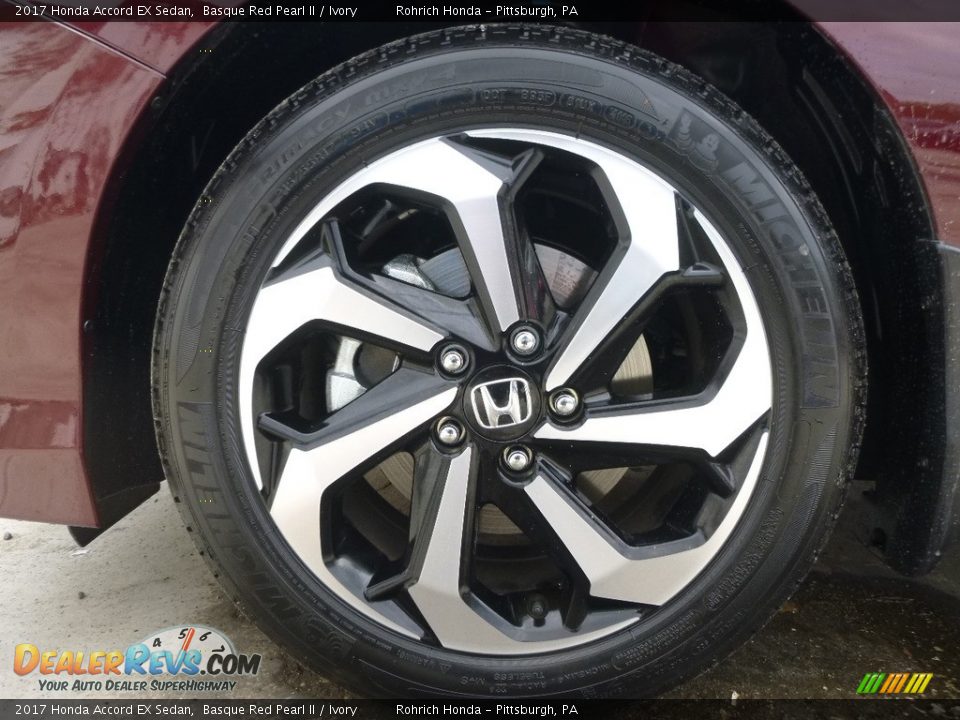 2017 Honda Accord EX Sedan Basque Red Pearl II / Ivory Photo #5