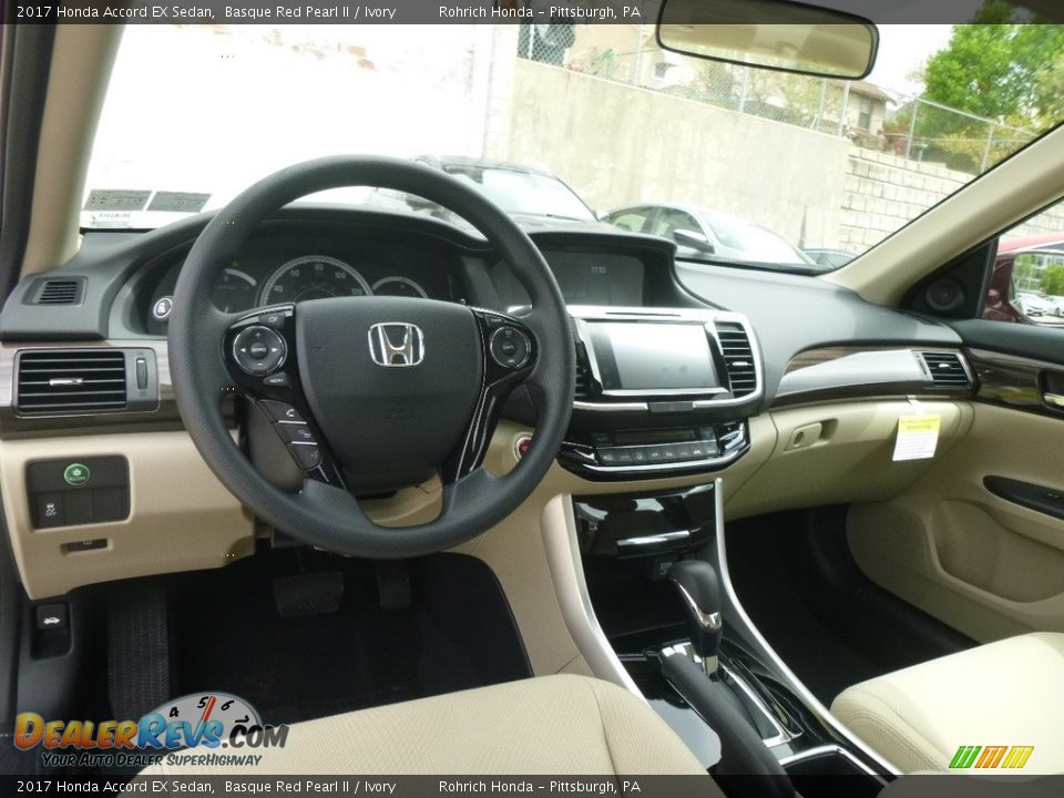 2017 Honda Accord EX Sedan Basque Red Pearl II / Ivory Photo #8
