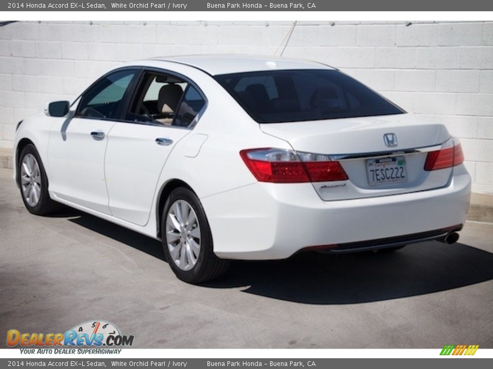 2014 Honda Accord EX-L Sedan White Orchid Pearl / Ivory Photo #2