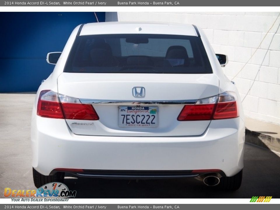 2014 Honda Accord EX-L Sedan White Orchid Pearl / Ivory Photo #9