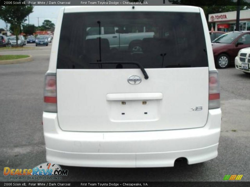 2006 Scion xB Polar White / Dark Charcoal Photo #4