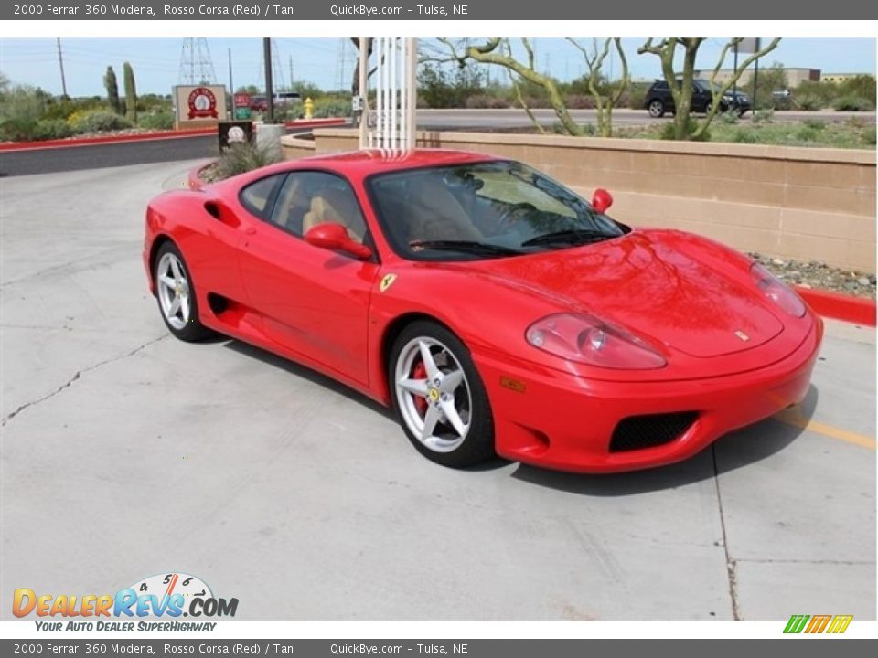 2000 Ferrari 360 Modena Rosso Corsa (Red) / Tan Photo #7