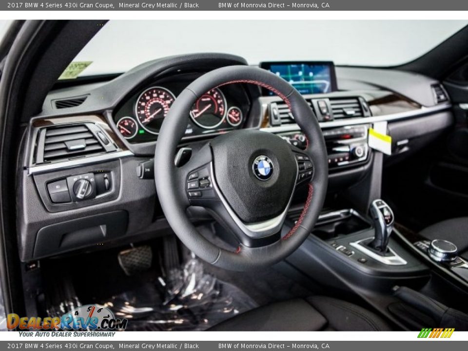 2017 BMW 4 Series 430i Gran Coupe Mineral Grey Metallic / Black Photo #5
