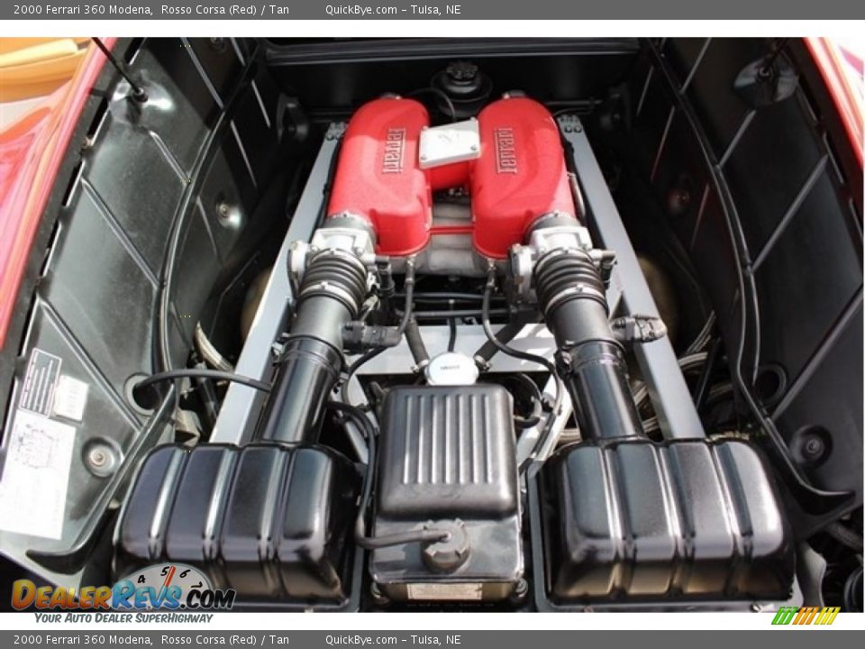 2000 Ferrari 360 Modena 3.6 Liter DOHC 40-Valve V8 Engine Photo #12