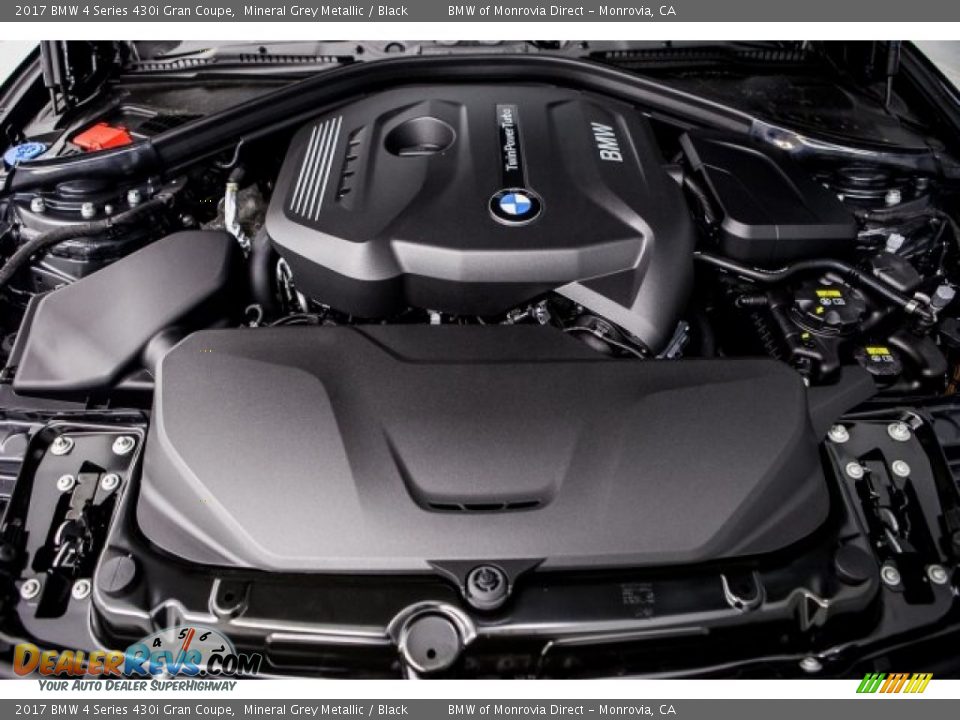 2017 BMW 4 Series 430i Gran Coupe Mineral Grey Metallic / Black Photo #8