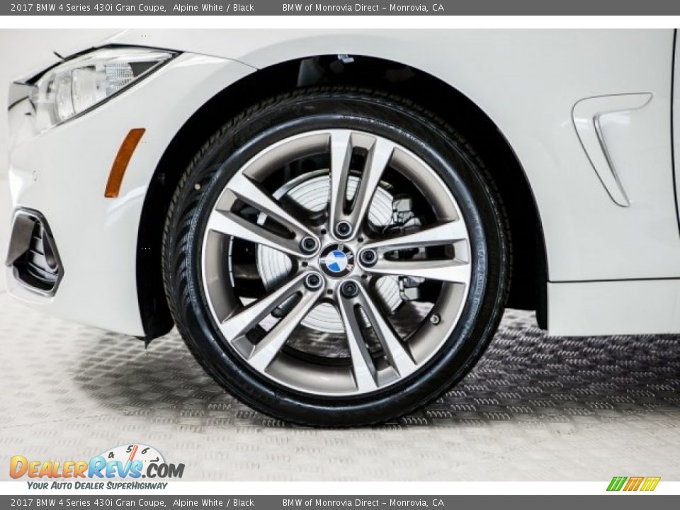 2017 BMW 4 Series 430i Gran Coupe Alpine White / Black Photo #9