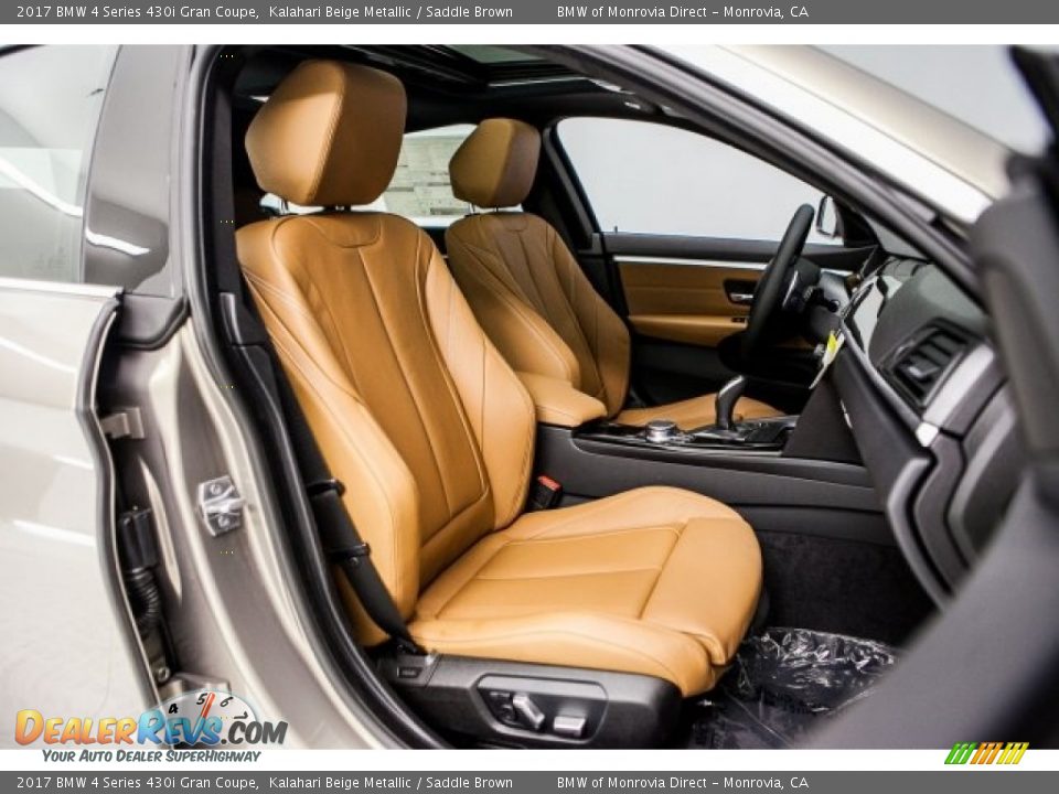 Saddle Brown Interior - 2017 BMW 4 Series 430i Gran Coupe Photo #2