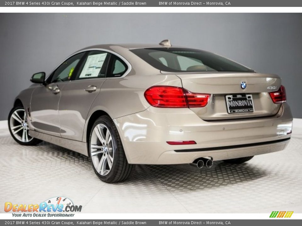2017 BMW 4 Series 430i Gran Coupe Kalahari Beige Metallic / Saddle Brown Photo #3