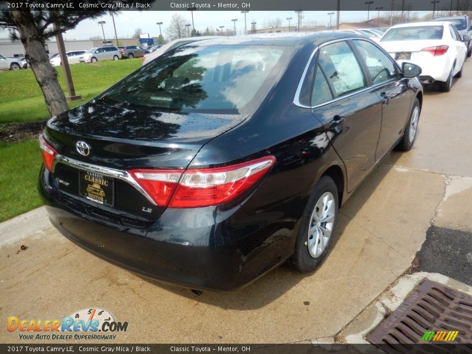 2017 Toyota Camry LE Cosmic Gray Mica / Black Photo #2