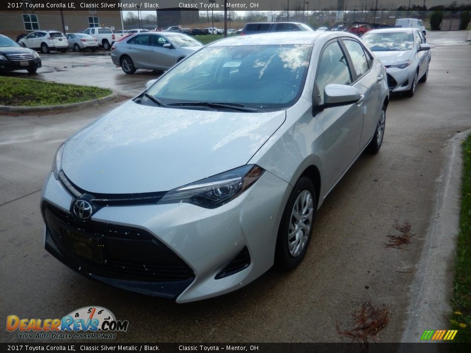 2017 Toyota Corolla LE Classic Silver Metalic / Black Photo #1