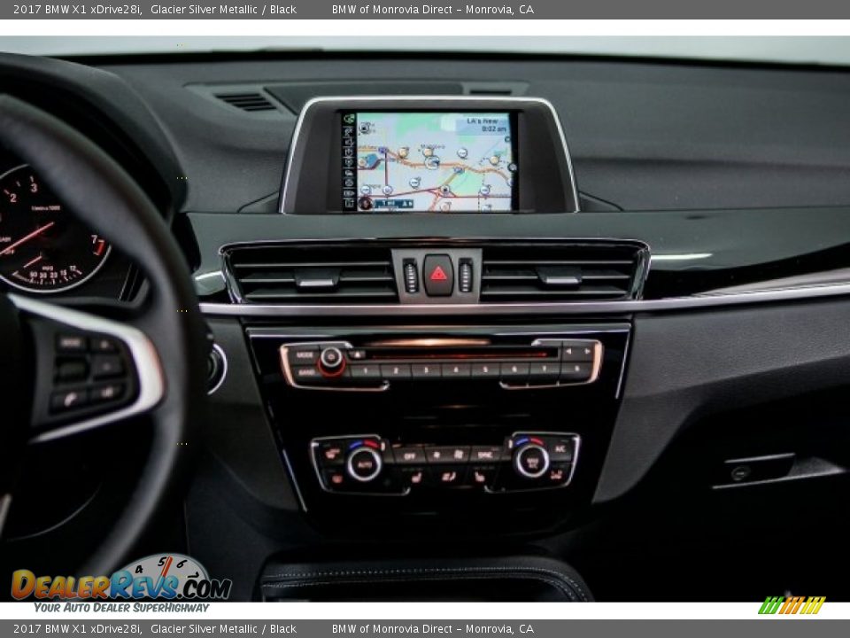 2017 BMW X1 xDrive28i Glacier Silver Metallic / Black Photo #5