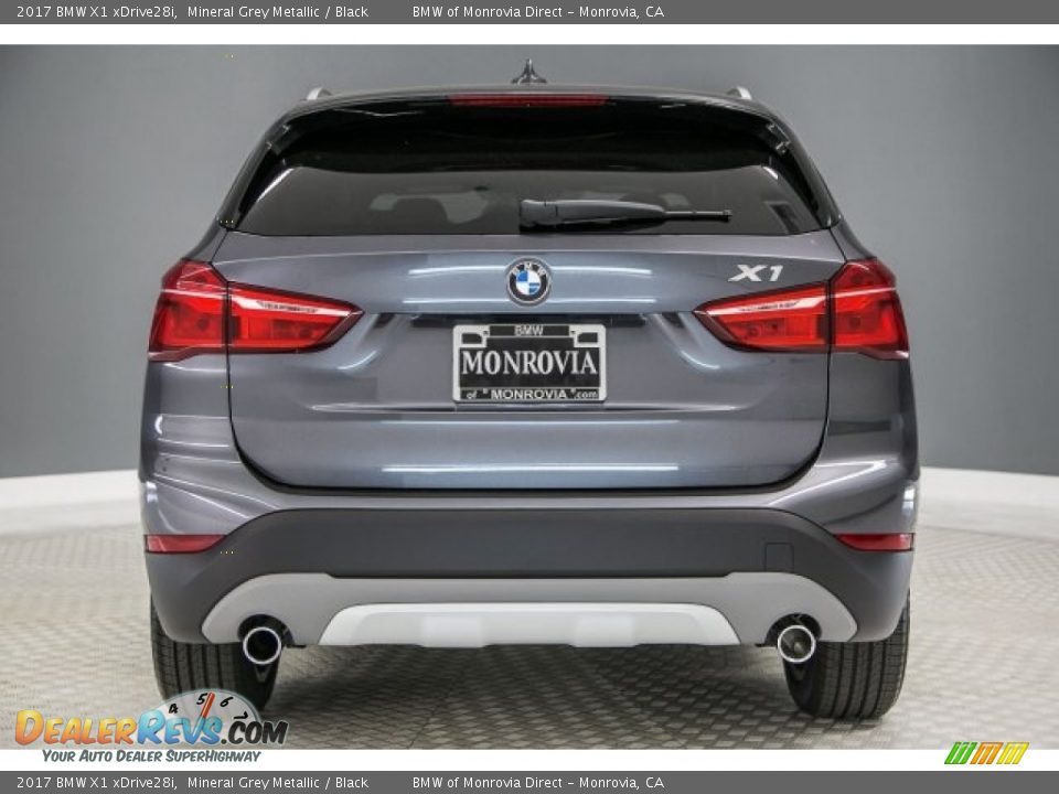 2017 BMW X1 xDrive28i Mineral Grey Metallic / Black Photo #4