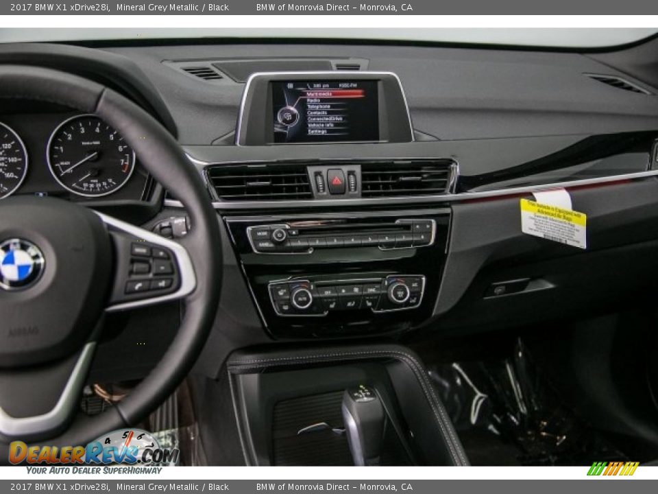 2017 BMW X1 xDrive28i Mineral Grey Metallic / Black Photo #5