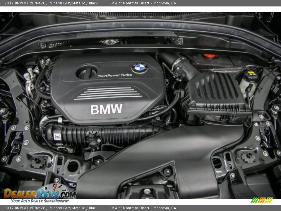 2017 BMW X1 xDrive28i Mineral Grey Metallic / Black Photo #8