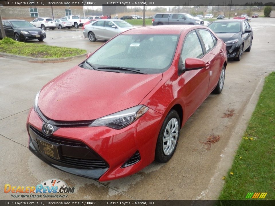 2017 Toyota Corolla LE Barcelona Red Metalic / Black Photo #1