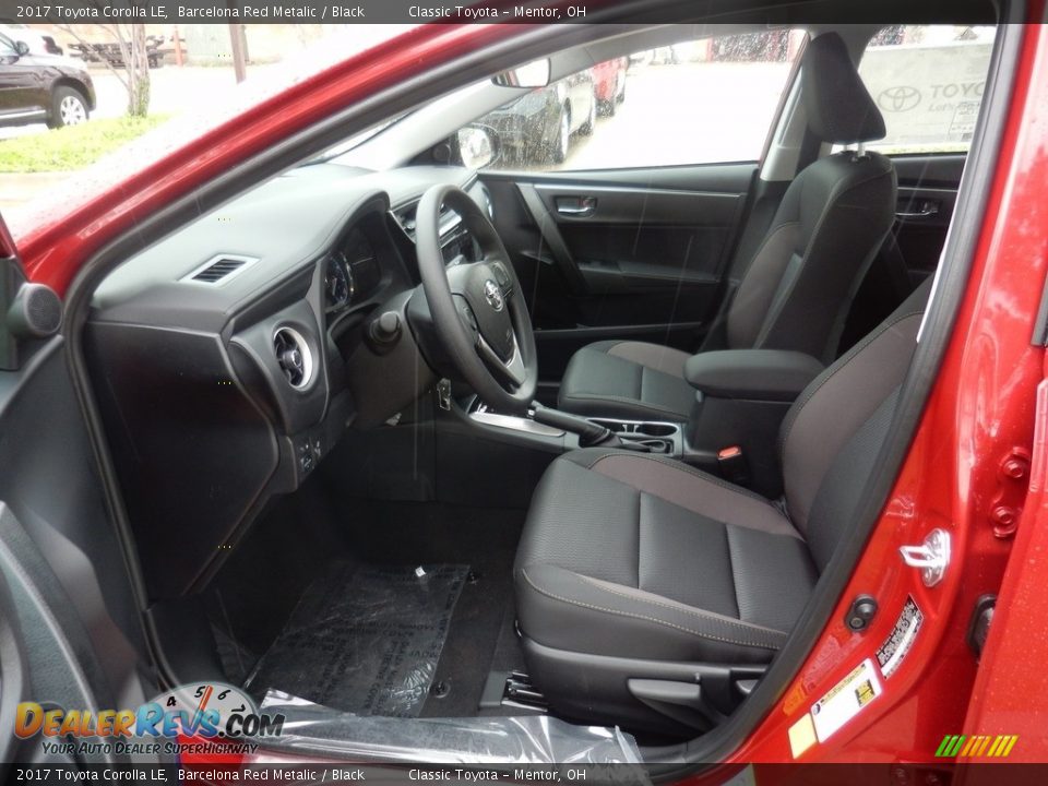 2017 Toyota Corolla LE Barcelona Red Metalic / Black Photo #3