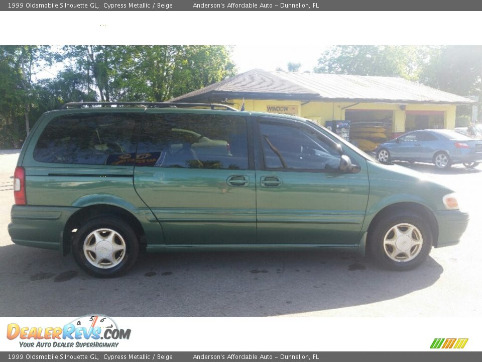 1999 Oldsmobile Silhouette GL Cypress Metallic / Beige Photo #2