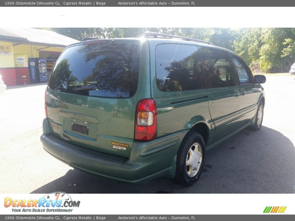 1999 Oldsmobile Silhouette GL Cypress Metallic / Beige Photo #3