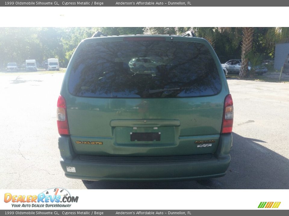 1999 Oldsmobile Silhouette GL Cypress Metallic / Beige Photo #4