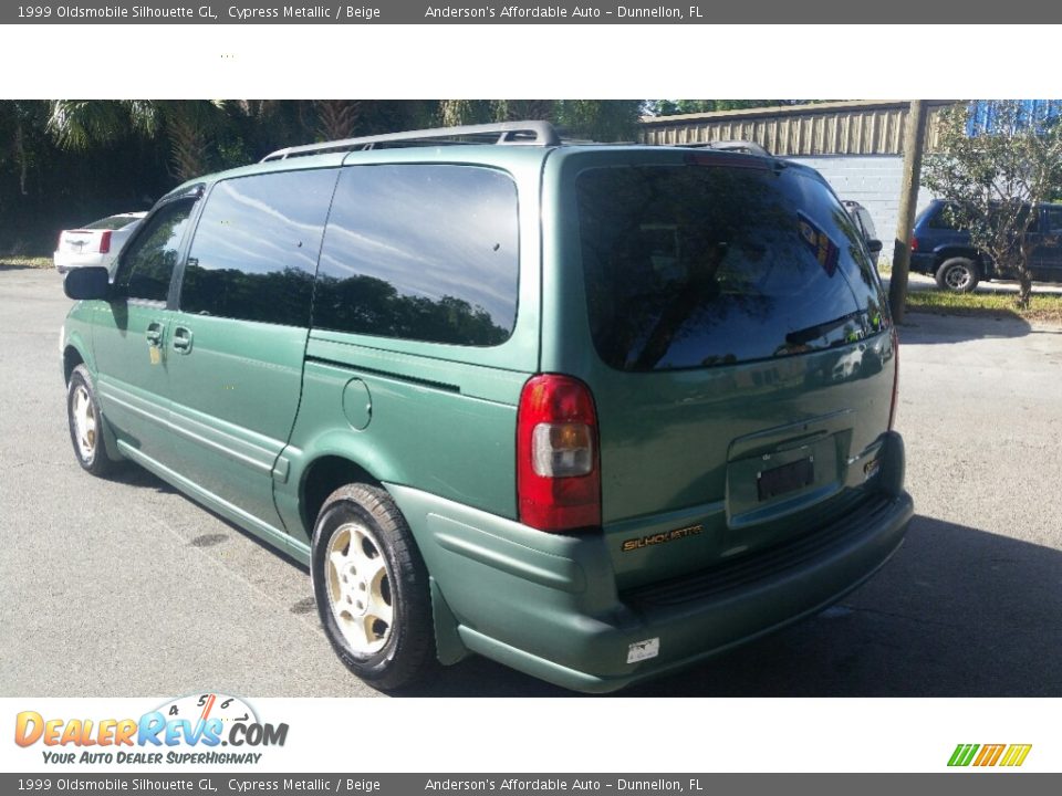 1999 Oldsmobile Silhouette GL Cypress Metallic / Beige Photo #5