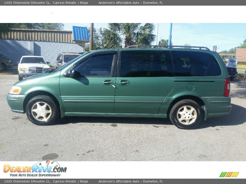 1999 Oldsmobile Silhouette GL Cypress Metallic / Beige Photo #6