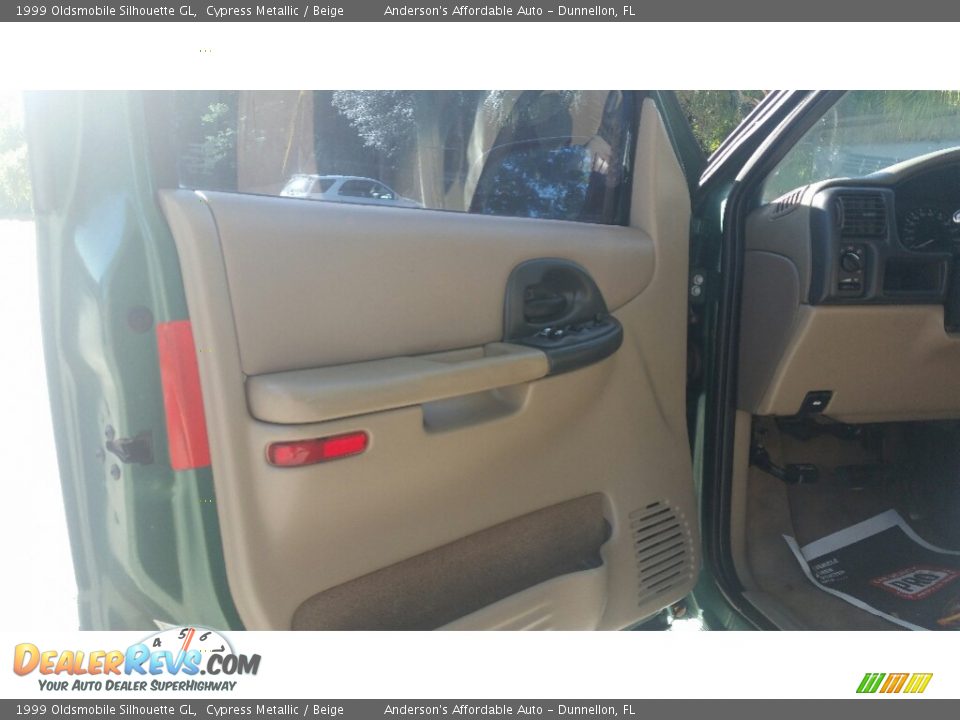 1999 Oldsmobile Silhouette GL Cypress Metallic / Beige Photo #9