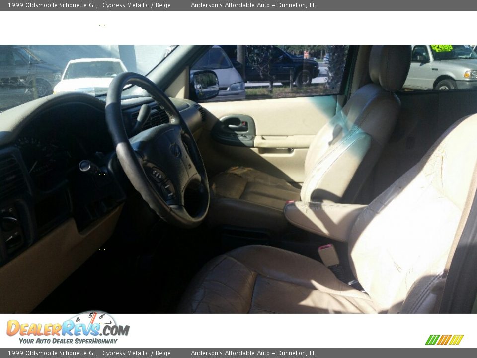 1999 Oldsmobile Silhouette GL Cypress Metallic / Beige Photo #10
