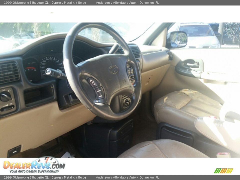 1999 Oldsmobile Silhouette GL Cypress Metallic / Beige Photo #11