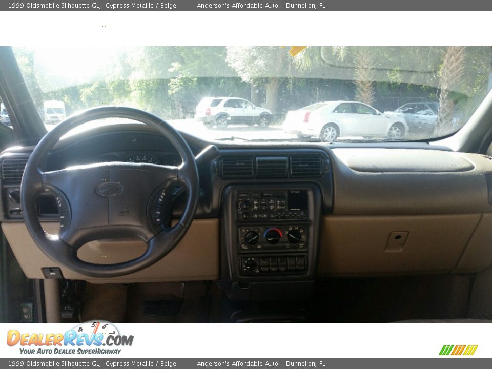1999 Oldsmobile Silhouette GL Cypress Metallic / Beige Photo #12