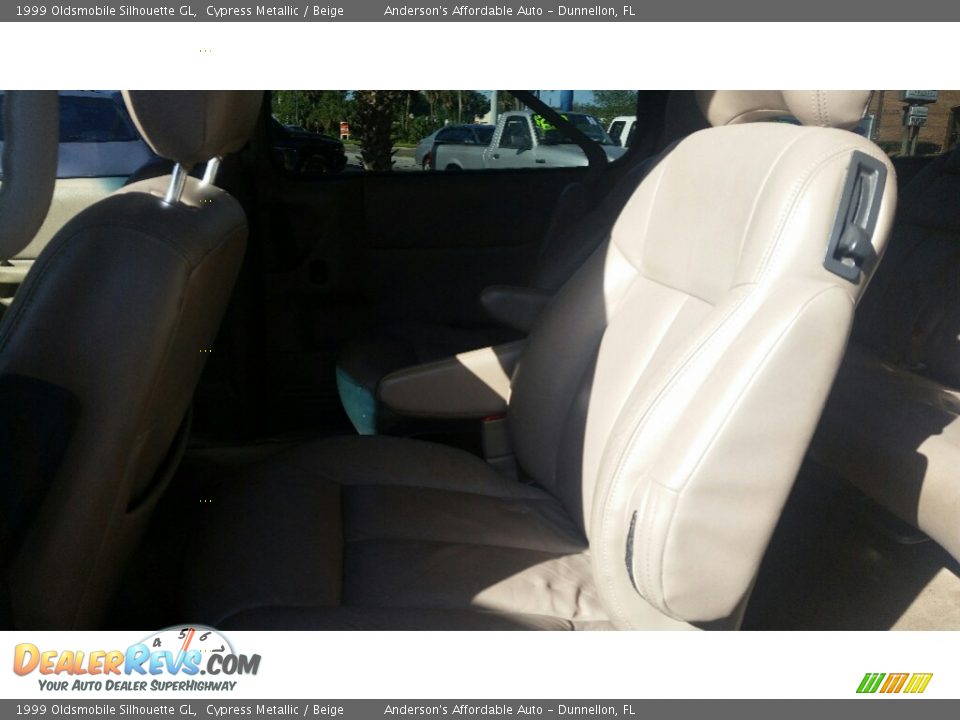 1999 Oldsmobile Silhouette GL Cypress Metallic / Beige Photo #13