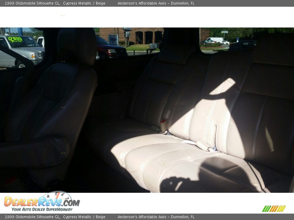 1999 Oldsmobile Silhouette GL Cypress Metallic / Beige Photo #14