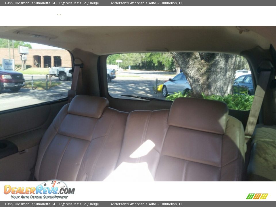 1999 Oldsmobile Silhouette GL Cypress Metallic / Beige Photo #15