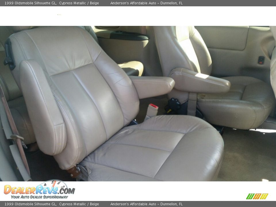 1999 Oldsmobile Silhouette GL Cypress Metallic / Beige Photo #17