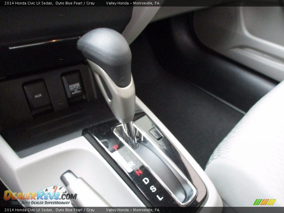 2014 Honda Civic LX Sedan Dyno Blue Pearl / Gray Photo #14