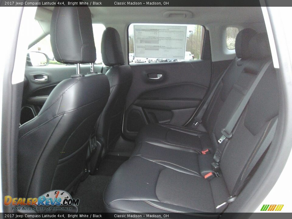 Rear Seat of 2017 Jeep Compass Latitude 4x4 Photo #14