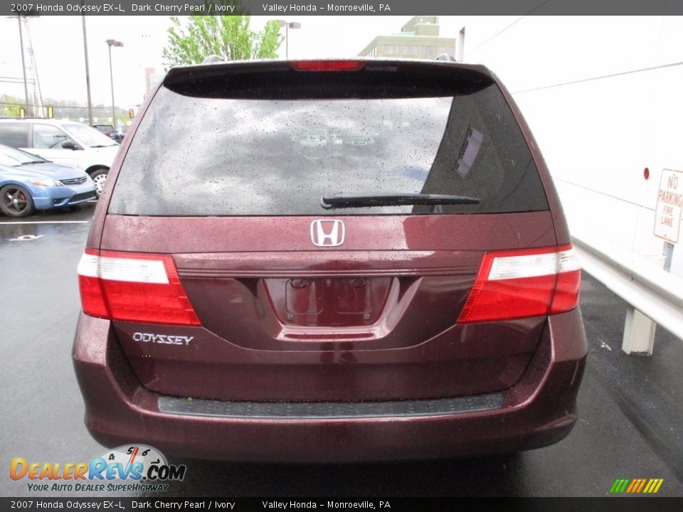 2007 Honda Odyssey EX-L Dark Cherry Pearl / Ivory Photo #4