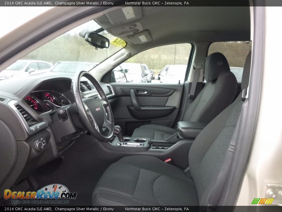 Front Seat of 2014 GMC Acadia SLE AWD Photo #15