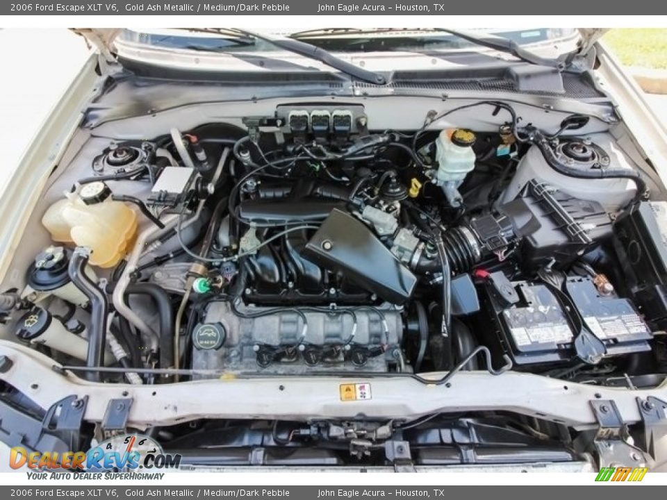 2006 Ford Escape XLT V6 Gold Ash Metallic / Medium/Dark Pebble Photo #25