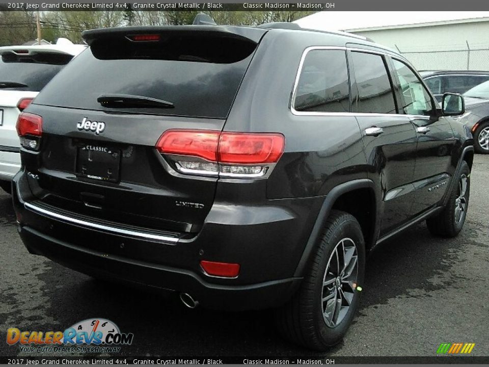 2017 Jeep Grand Cherokee Limited 4x4 Granite Crystal Metallic / Black Photo #2
