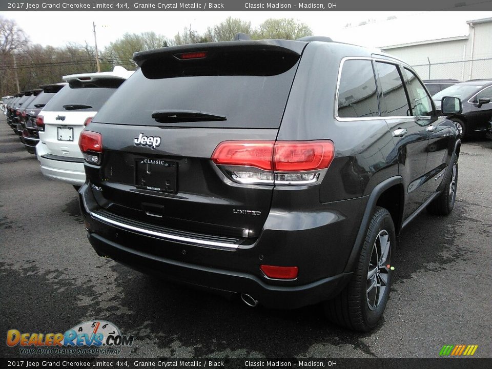 2017 Jeep Grand Cherokee Limited 4x4 Granite Crystal Metallic / Black Photo #3