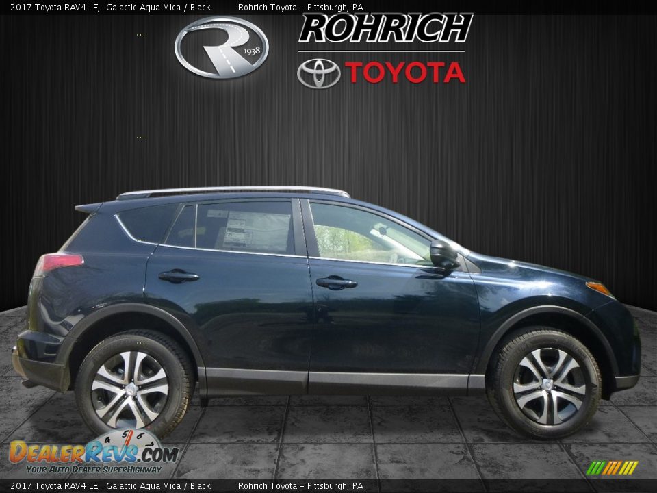 2017 Toyota RAV4 LE Galactic Aqua Mica / Black Photo #2