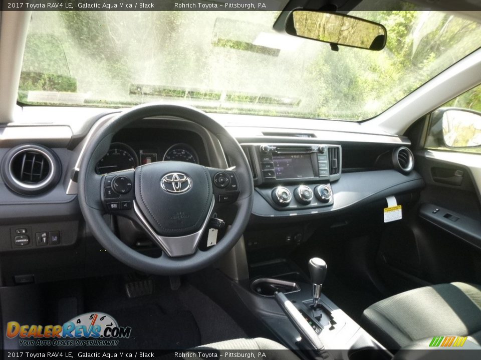 2017 Toyota RAV4 LE Galactic Aqua Mica / Black Photo #8